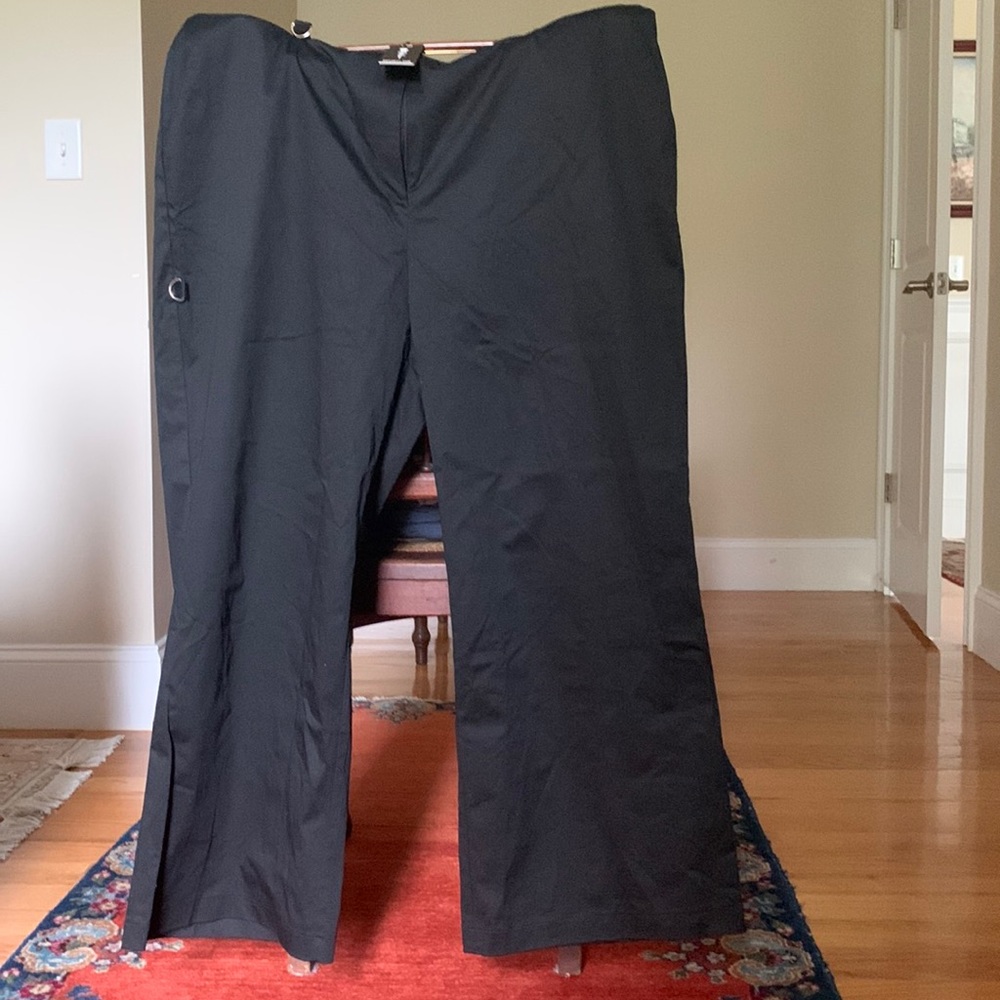 NWT Black cotton/stretch pants, 2XL.
